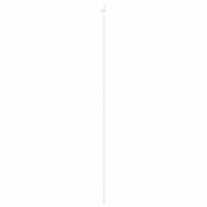 Skydedør Hvid 83 x 232 cm Massivt fyrretræ