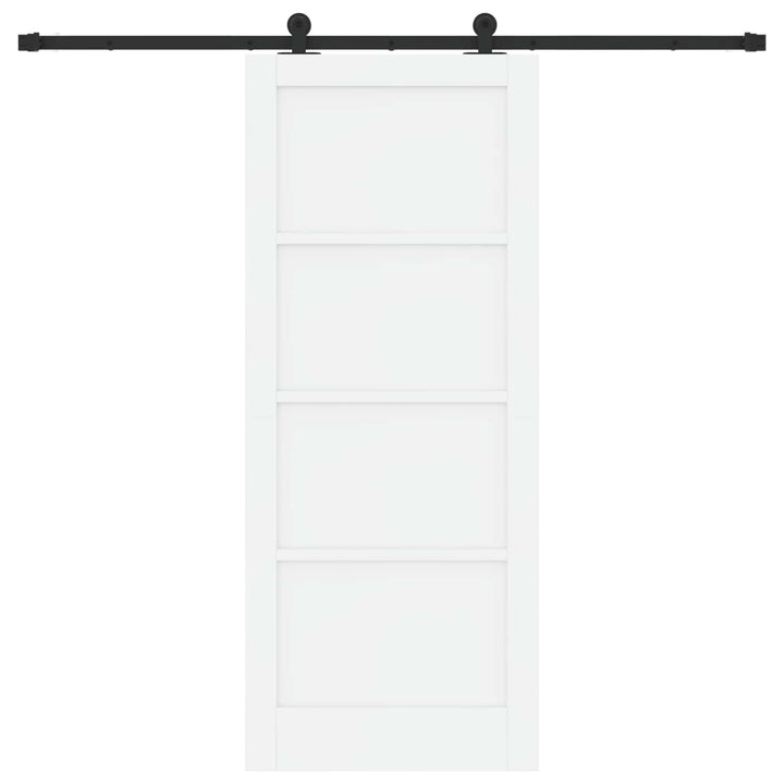 Skydedør ORKDAL Hvid 83 x 202 cm Massivt fyrretræ