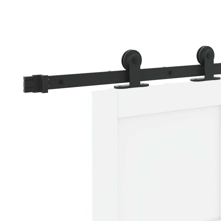 Skydedør ORKDAL Hvid 83 x 232 cm Massivt fyrretræ