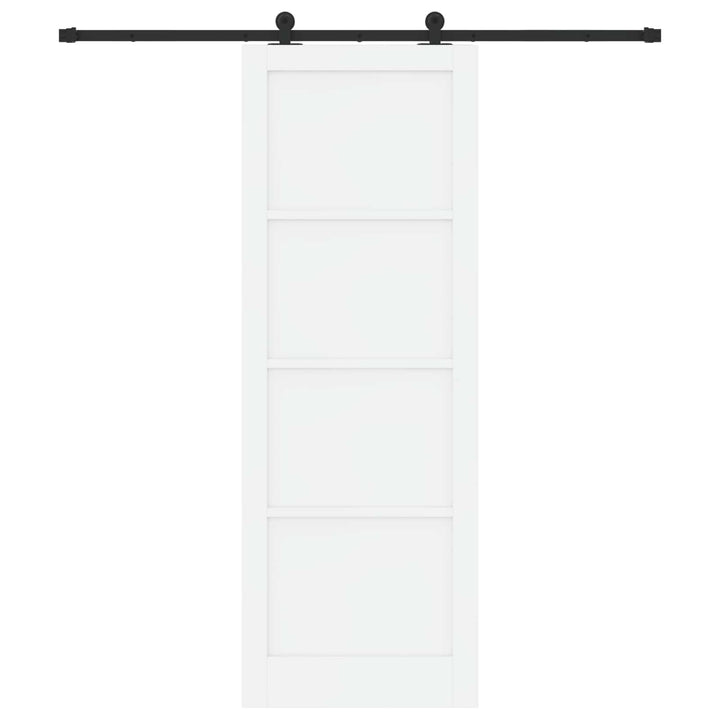 Skydedør ORKDAL Hvid 83 x 232 cm Massivt fyrretræ