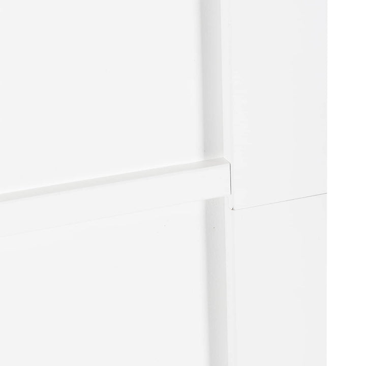 Skydedør Hvid 83 x 232 cm Massivt fyrretræ