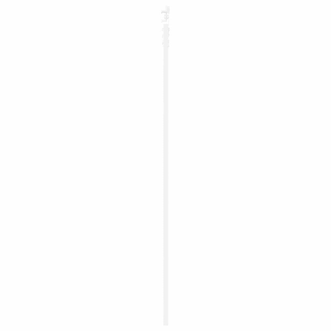 Skydedør Hvid 83 x 232 cm Massivt fyrretræ