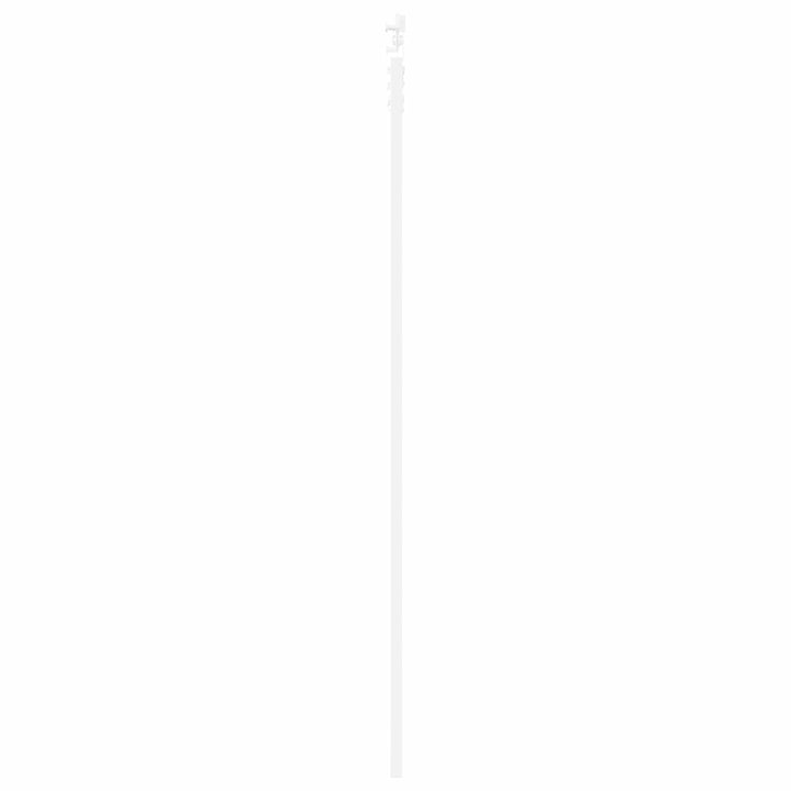 Skydedør Hvid 83 x 232 cm Massivt fyrretræ