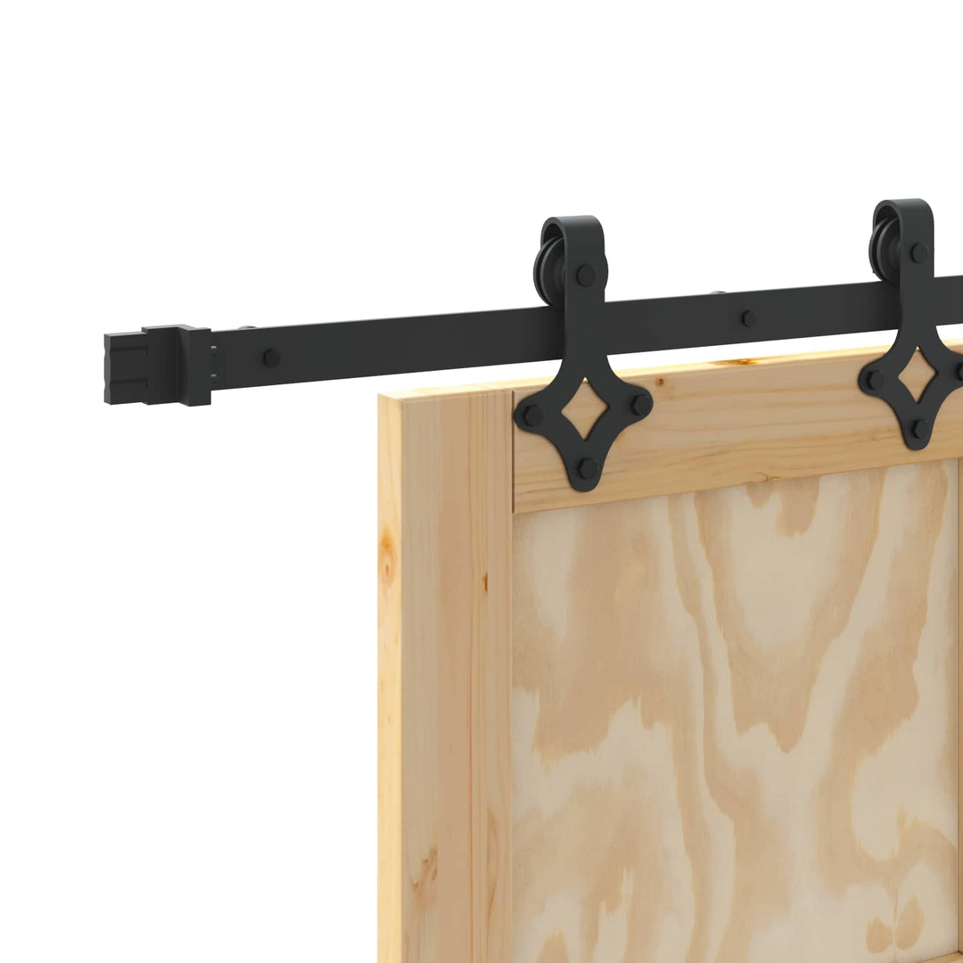 Skydedør ORKDAL Naturfarvet 61 x 198,5 cm Massivt fyrretræ