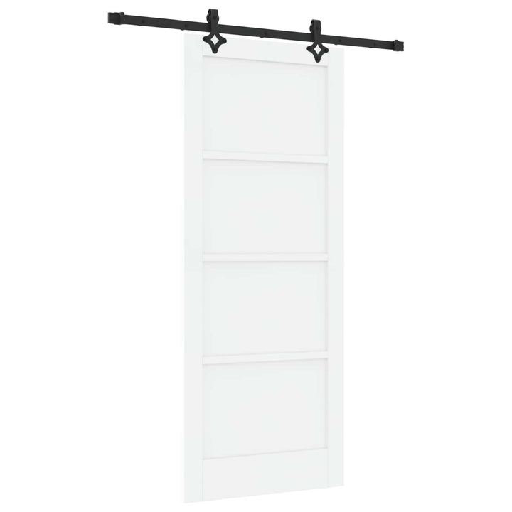 Skydedør ORKDAL Hvid 83 x 202 cm Massivt fyrretræ