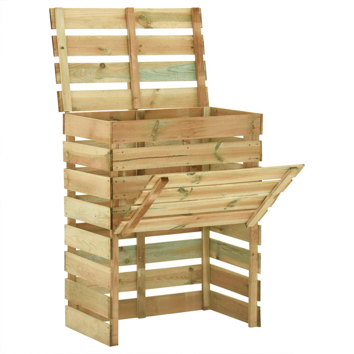 Skydedør ORKDAL Naturfarvet 83 x 232 cm Massivt fyrretræ