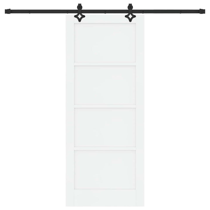 Skydedør ORKDAL Hvid 83 x 202 cm Massivt fyrretræ