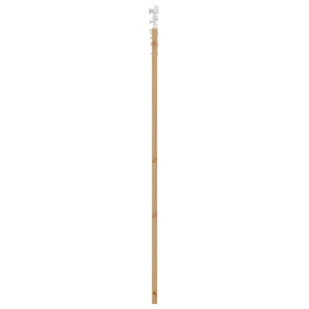 Skydedør ORKDAL Natur og hvid 61 x 198,5 cm Massivt fyrretræ