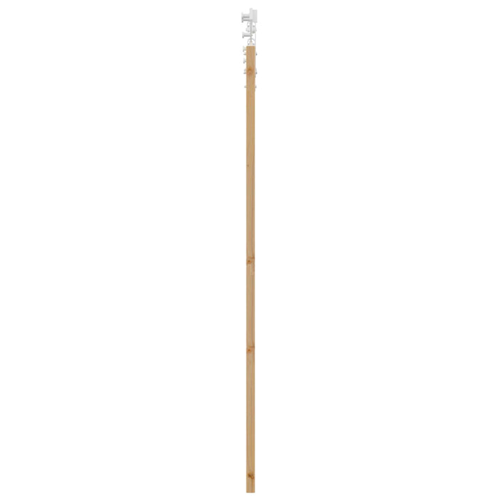 Skydedør ORKDAL Natur og hvid 61 x 198,5 cm Massivt fyrretræ