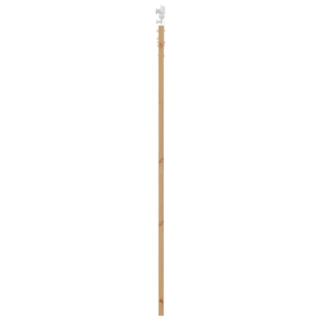 Skydedør ORKDAL Natur og hvid 86 x 211 cm Massivt fyrretræ