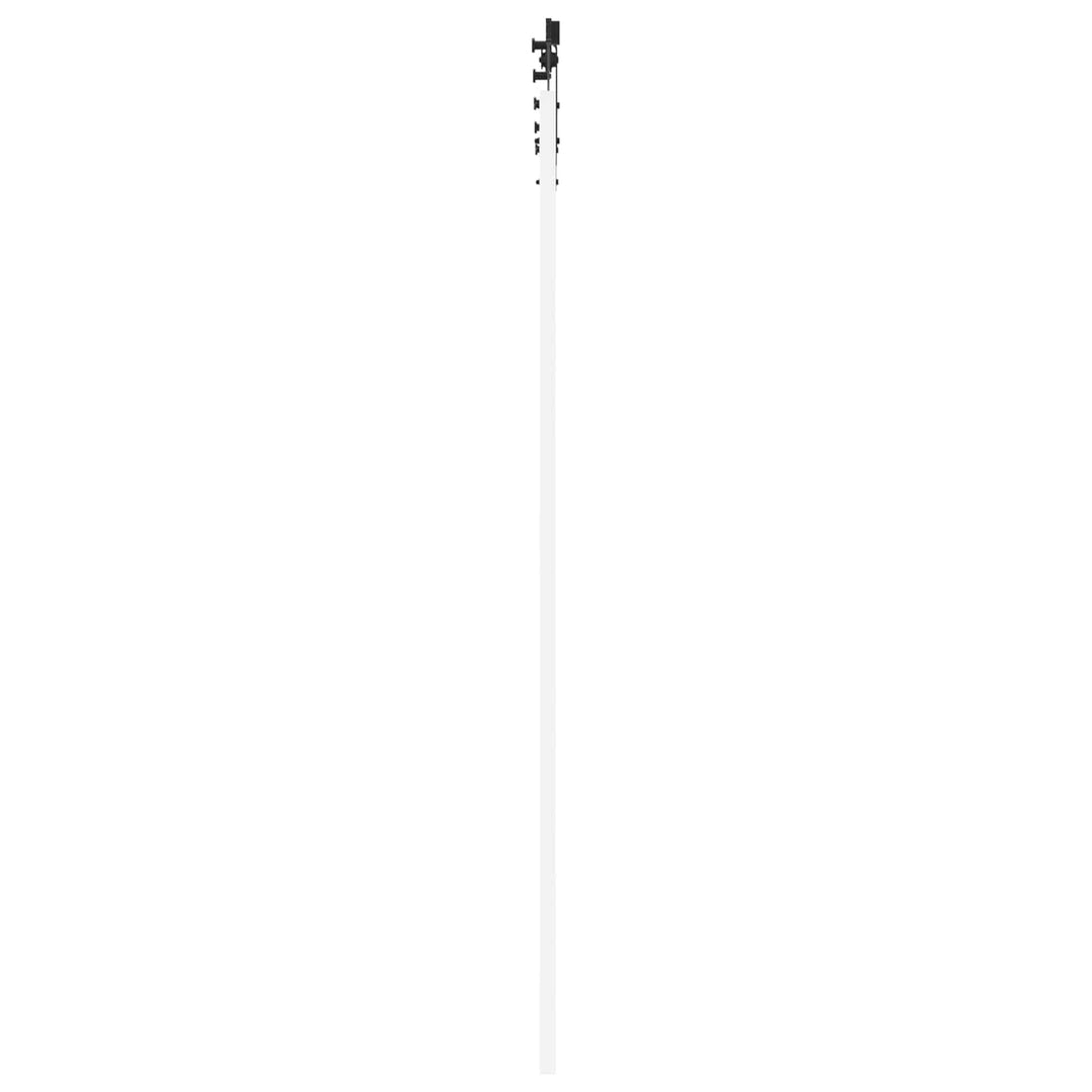 Skydedør ORKDAL Hvid og sort 83 x 232 cm Massivt fyrretræ
