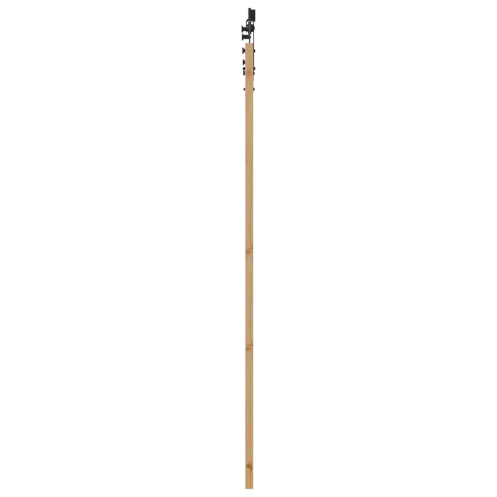 Skydedør ORKDAL Naturfarvet og sort 86 x 211 cm