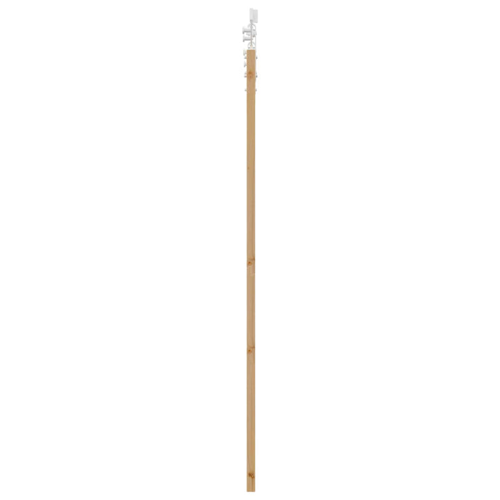 Skydedør ORKDAL Natur og hvid 61 x 198,5 cm Massivt fyrretræ