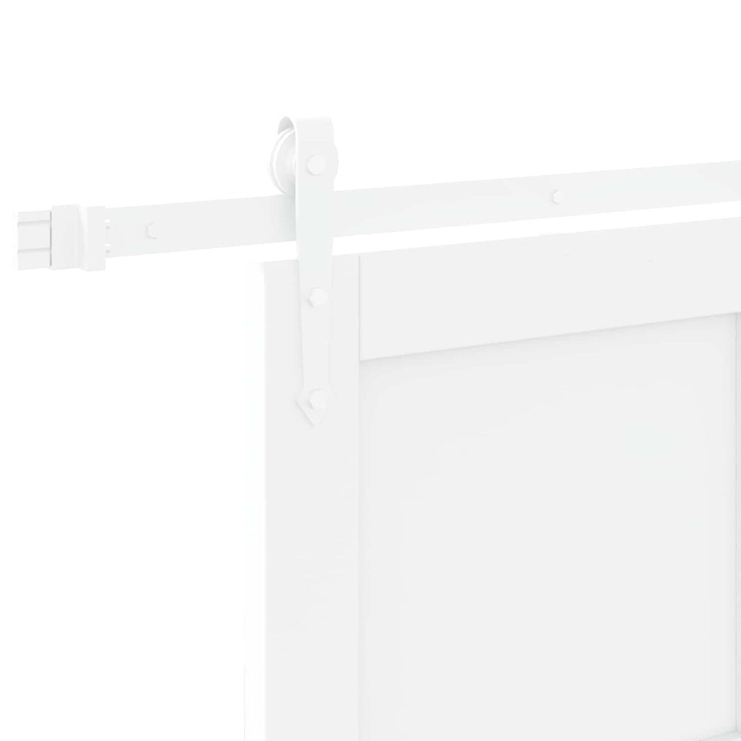 Skydedør ORKDAL Hvid 83 x 202 cm Massivt fyrretræ