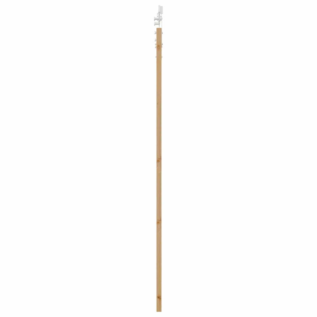 Skydedør ORKDAL Natur og hvid 83 x 211 cm Massivt fyrretræ