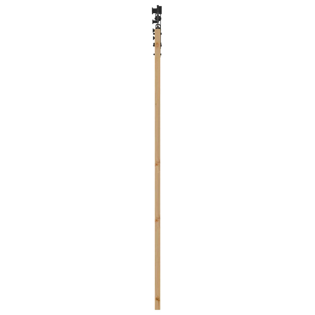 Skydedør ORKDAL Naturfarvet 61 x 198,5 cm Massivt fyrretræ