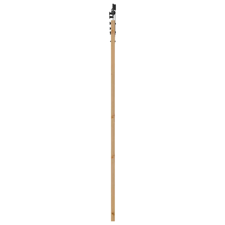 Skydedør ORKDAL Naturfarvet 86 x 198,5 cm Massivt fyrretræ