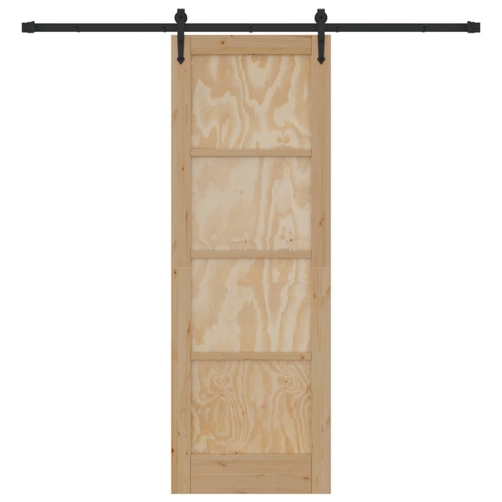 Skydedør ORKDAL Naturfarvet 73,5 x 211 cm Massivt fyrretræ