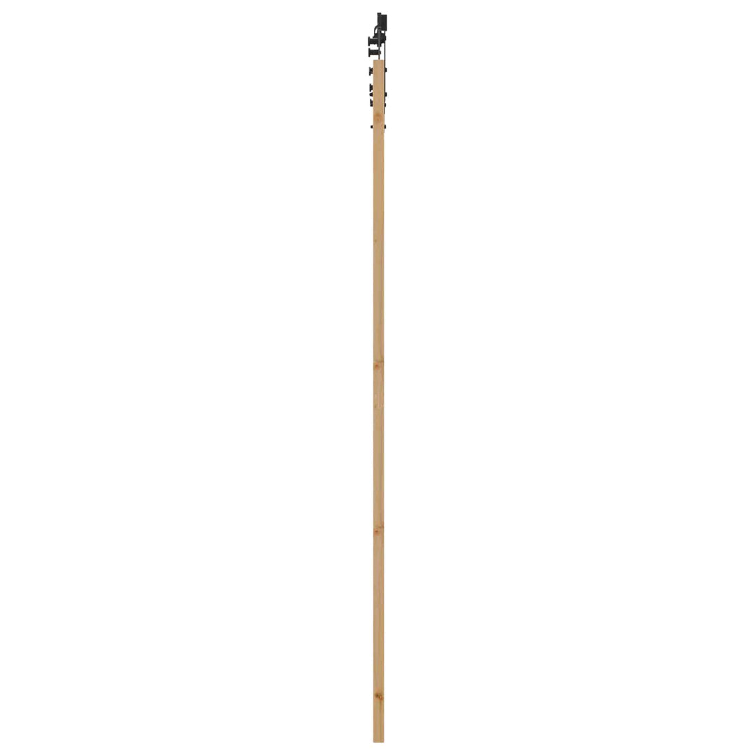 Skydedør ORKDAL Naturfarvet 83 x 232 cm Massivt fyrretræ