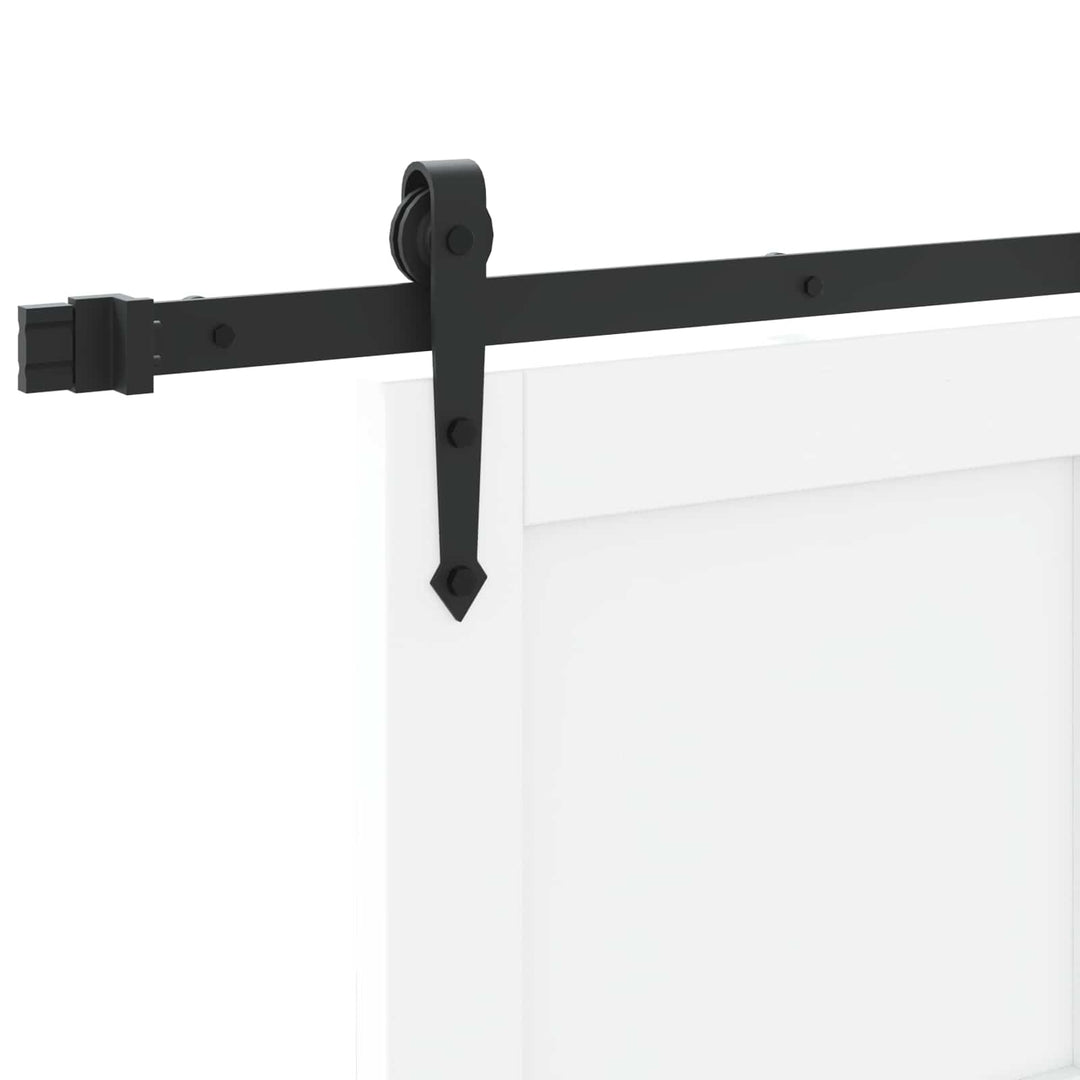 Skydedør ORKDAL Hvid 83 x 232 cm Massivt fyrretræ