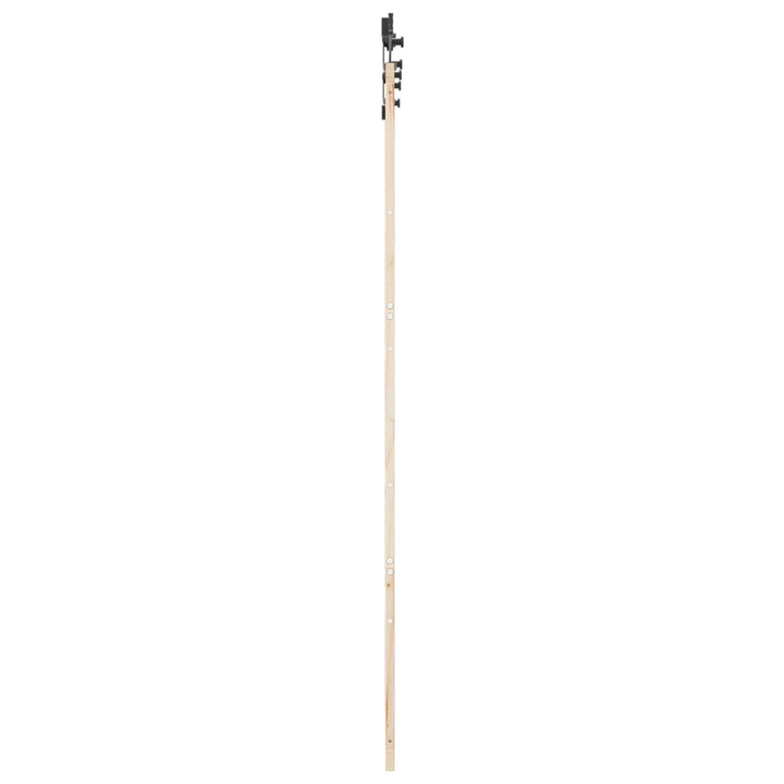 Skydedør Naturfarvet 90 x 208 cm Massivt fyrretræ