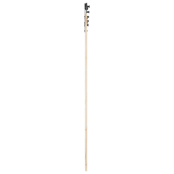 Skydedør Naturfarvet 90 x 208 cm Massivt fyrretræ