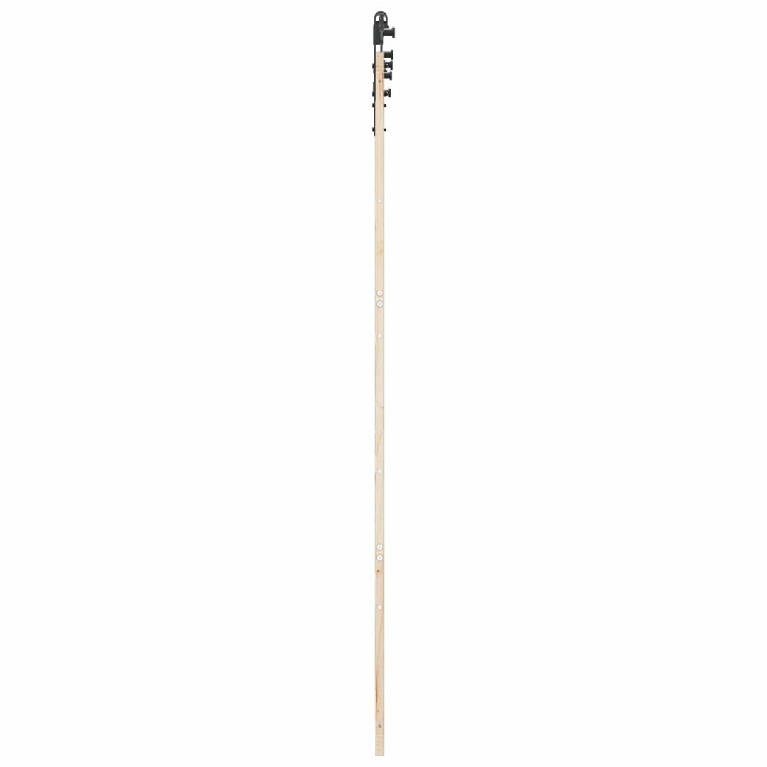 Skydedør Naturfarvet 100 x 208 cm Massivt fyrretræ