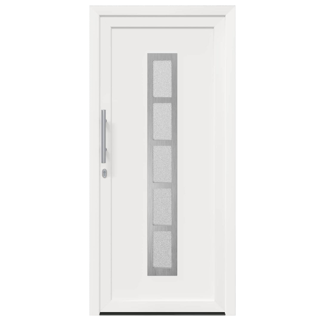 Hoveddør Hvid 108 x 208 cm PVC