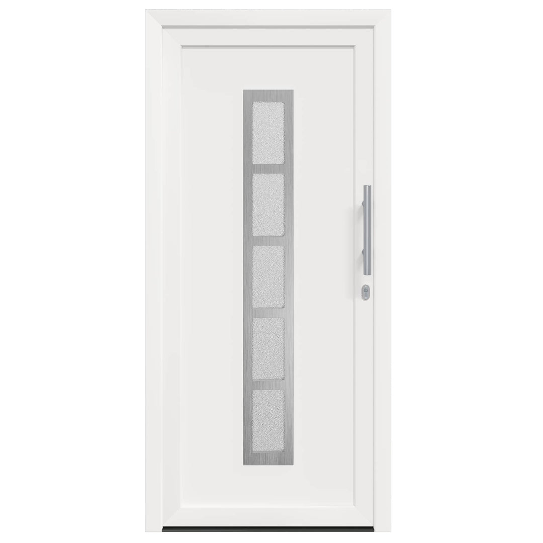 Hoveddør Hvid 98 x 200 cm PVC