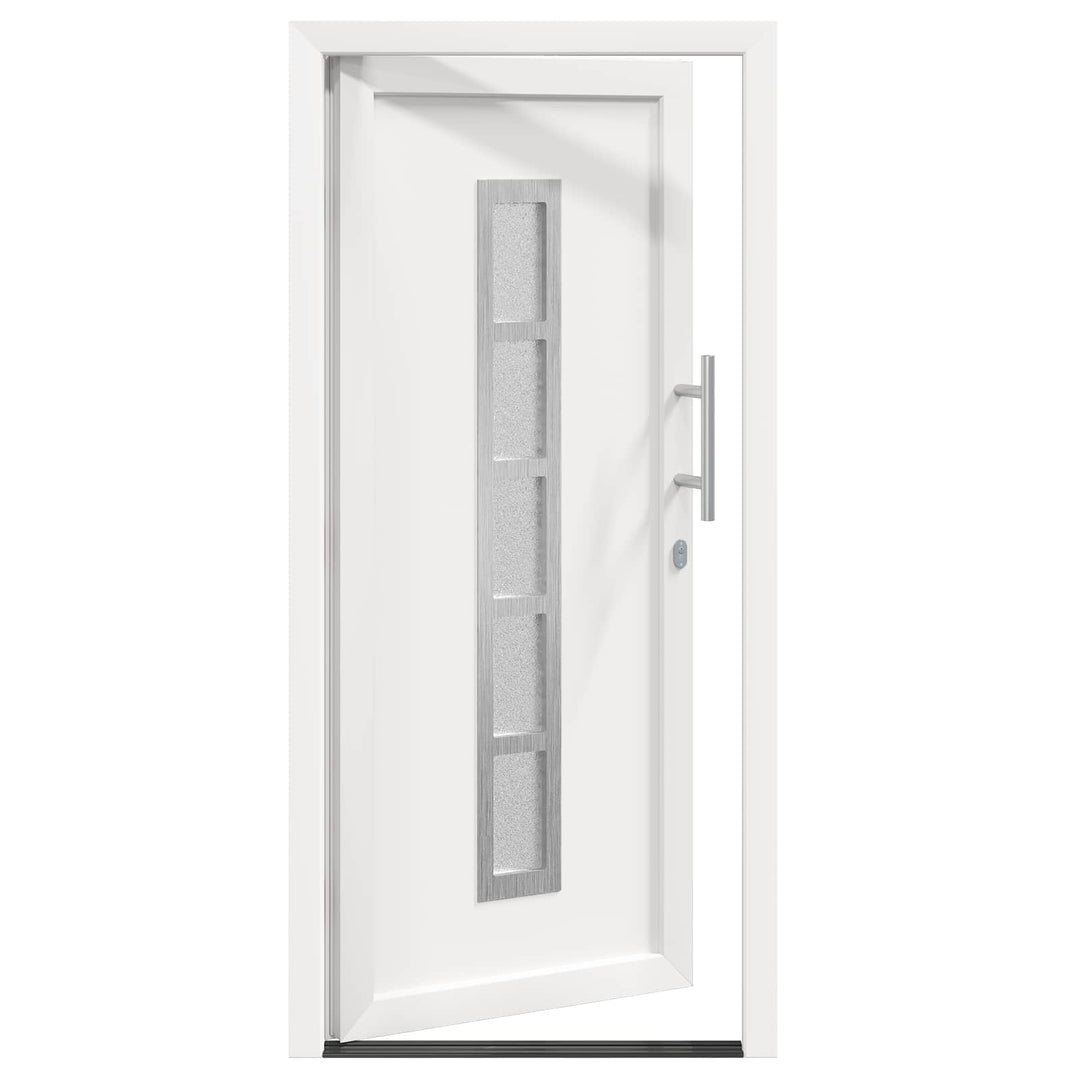 Hoveddør Hvid 98 x 208 cm PVC