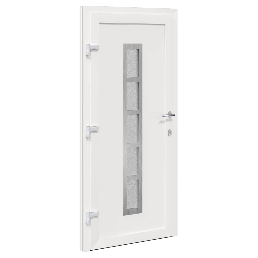 Hoveddør Antracit 88 x 200 cm PVC