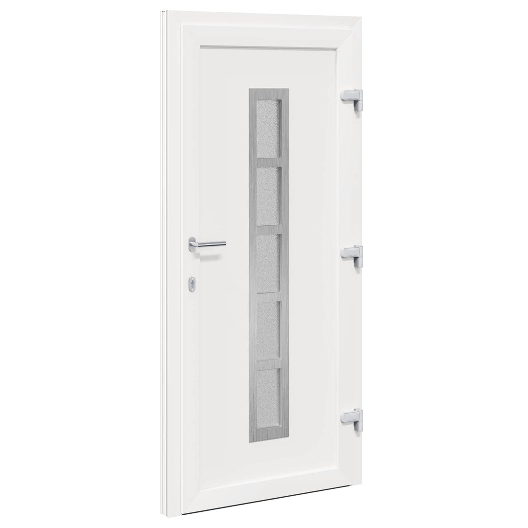 Hoveddør Antracit 108 x 208 cm PVC
