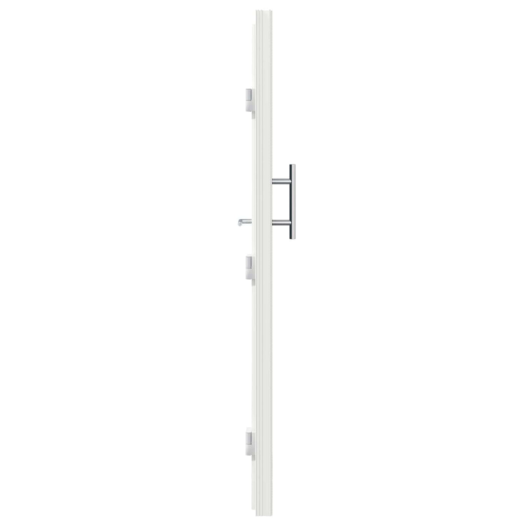 Hoveddør Antracit 108 x 208 cm PVC