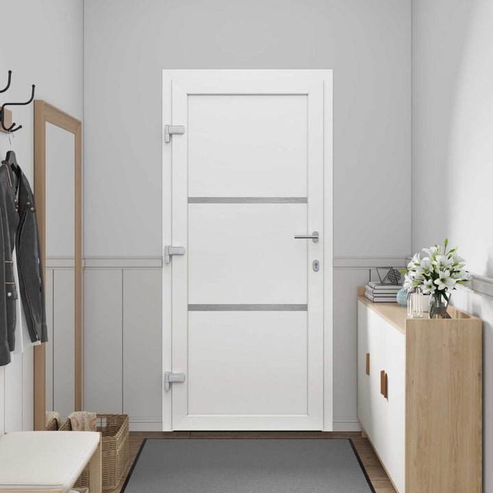 Hoveddør Hvid 88 x 200 cm PVC