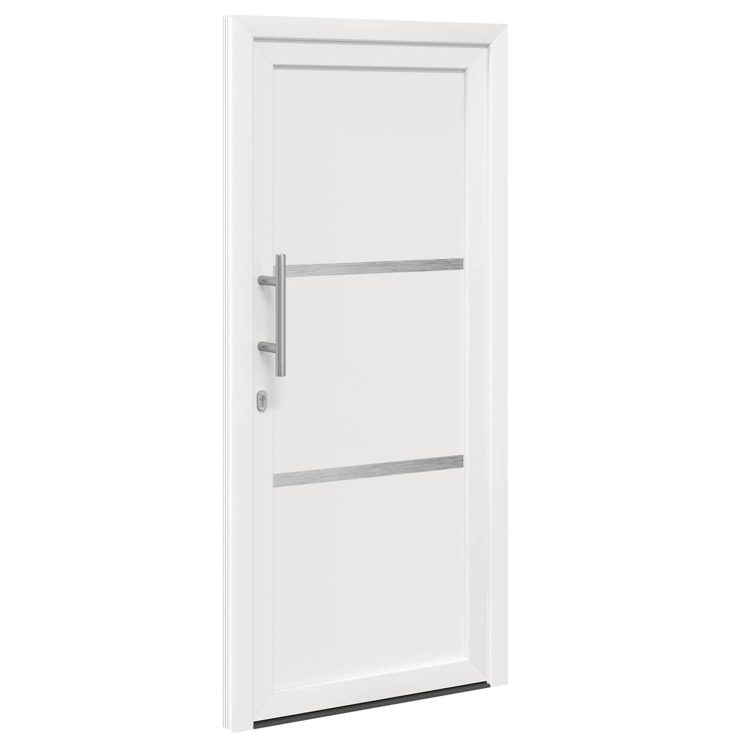 Hoveddør Hvid 88 x 200 cm PVC