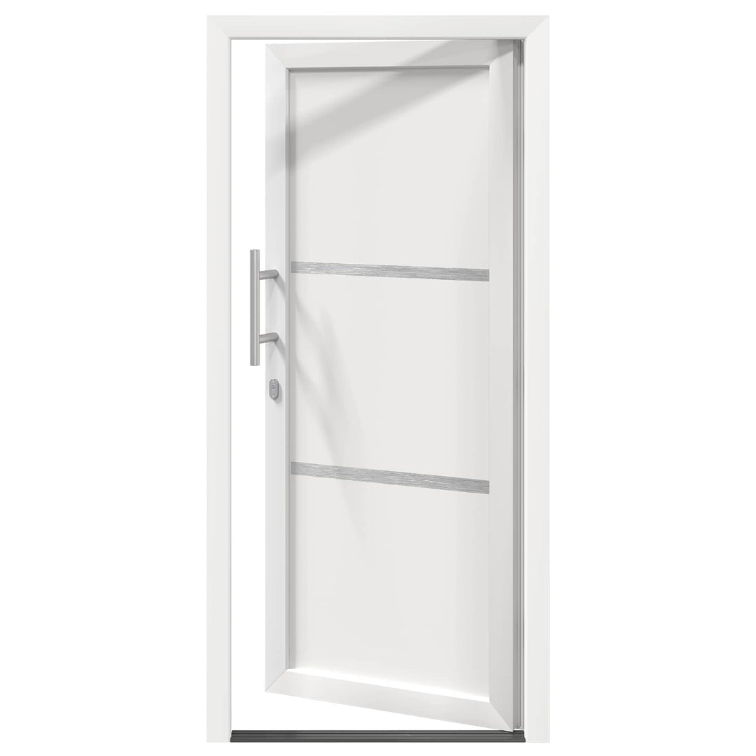 Hoveddør Hvid 88 x 200 cm PVC
