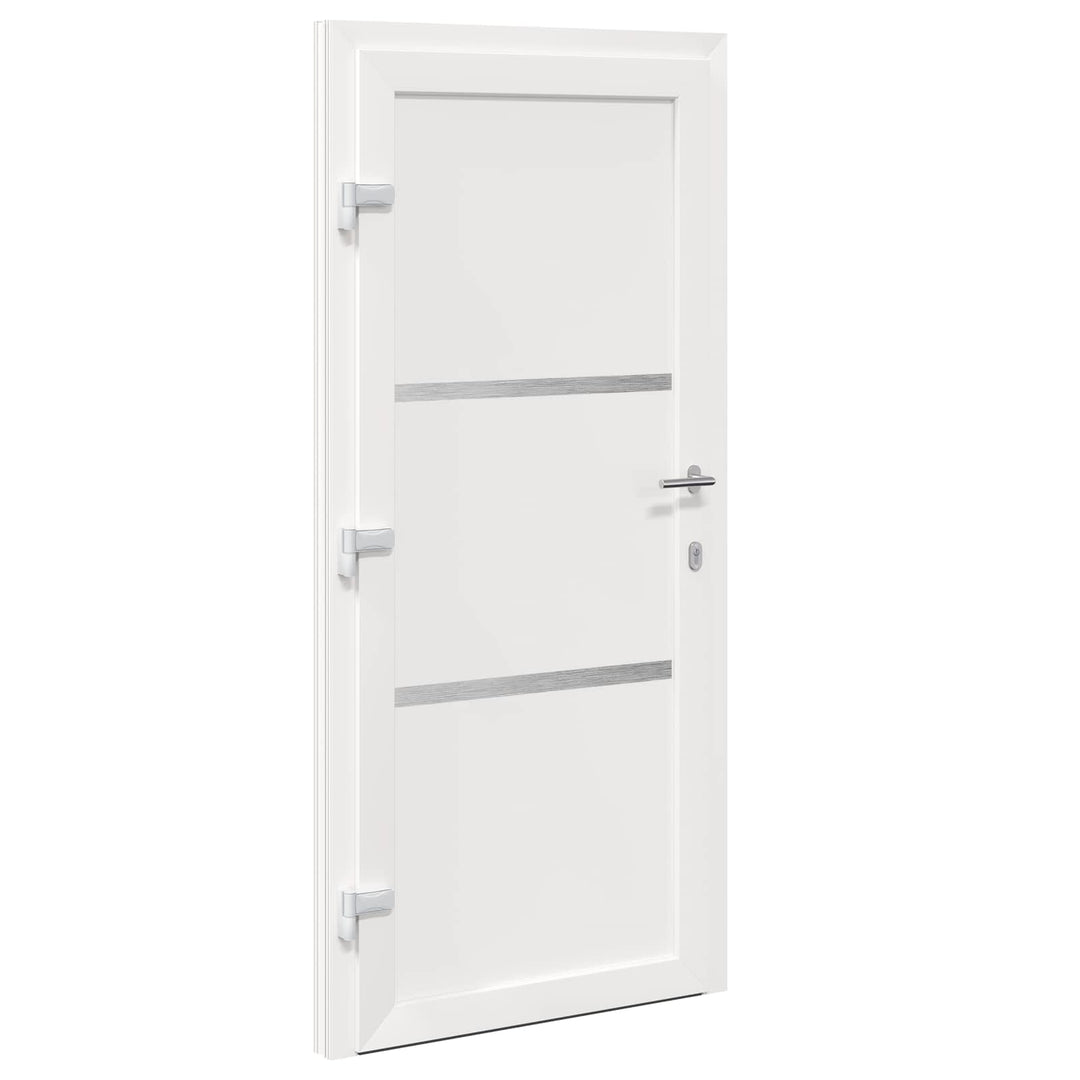 Hoveddør Hvid 88 x 200 cm PVC