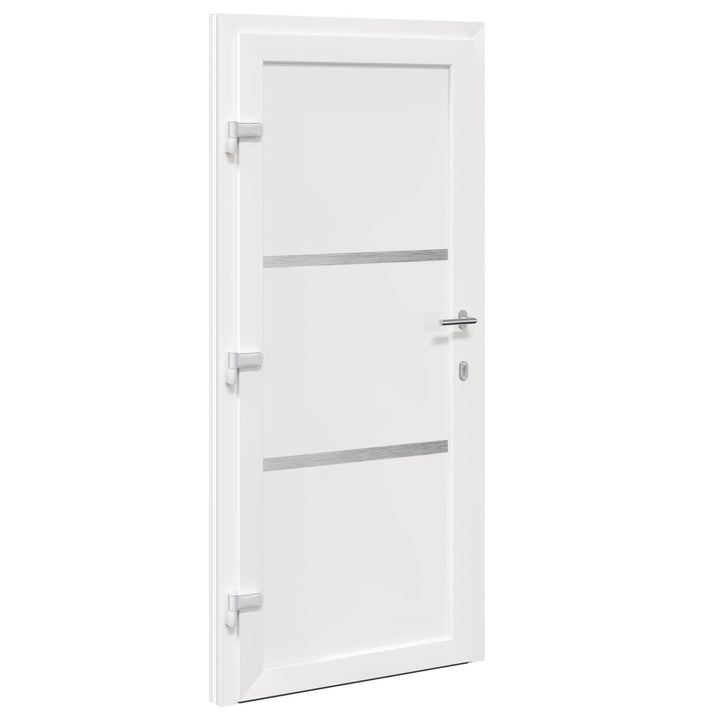 Hoveddør Hvid 88 x 200 cm PVC