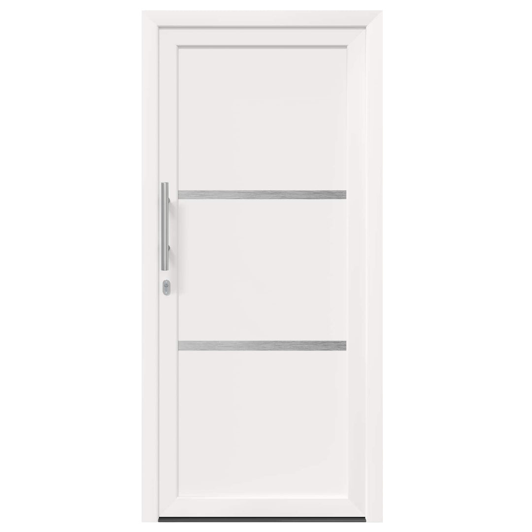 Hoveddør Hvid 88 x 200 cm PVC