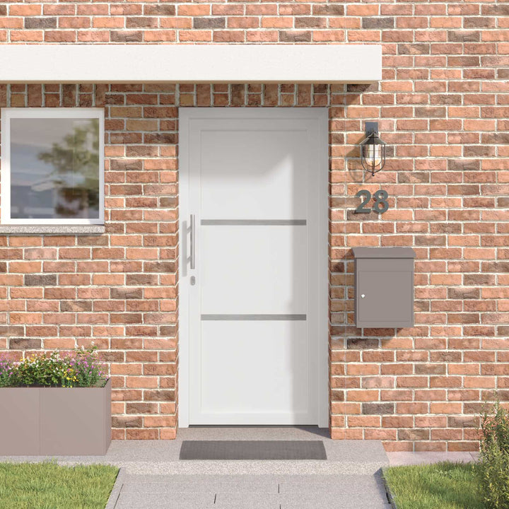 Hoveddør Hvid 98 x 200 cm PVC