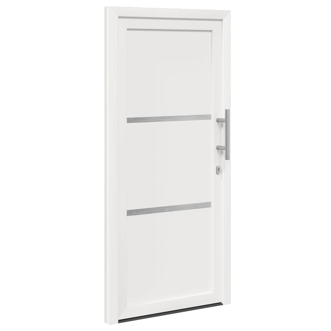 Hoveddør Hvid 108 x 208 cm PVC
