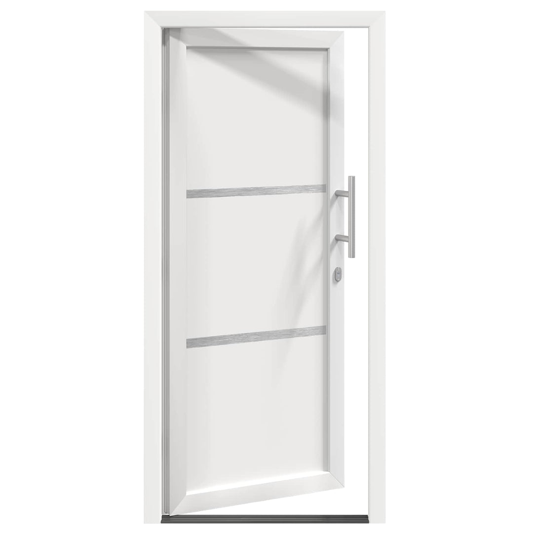 Hoveddør Hvid 108 x 208 cm PVC