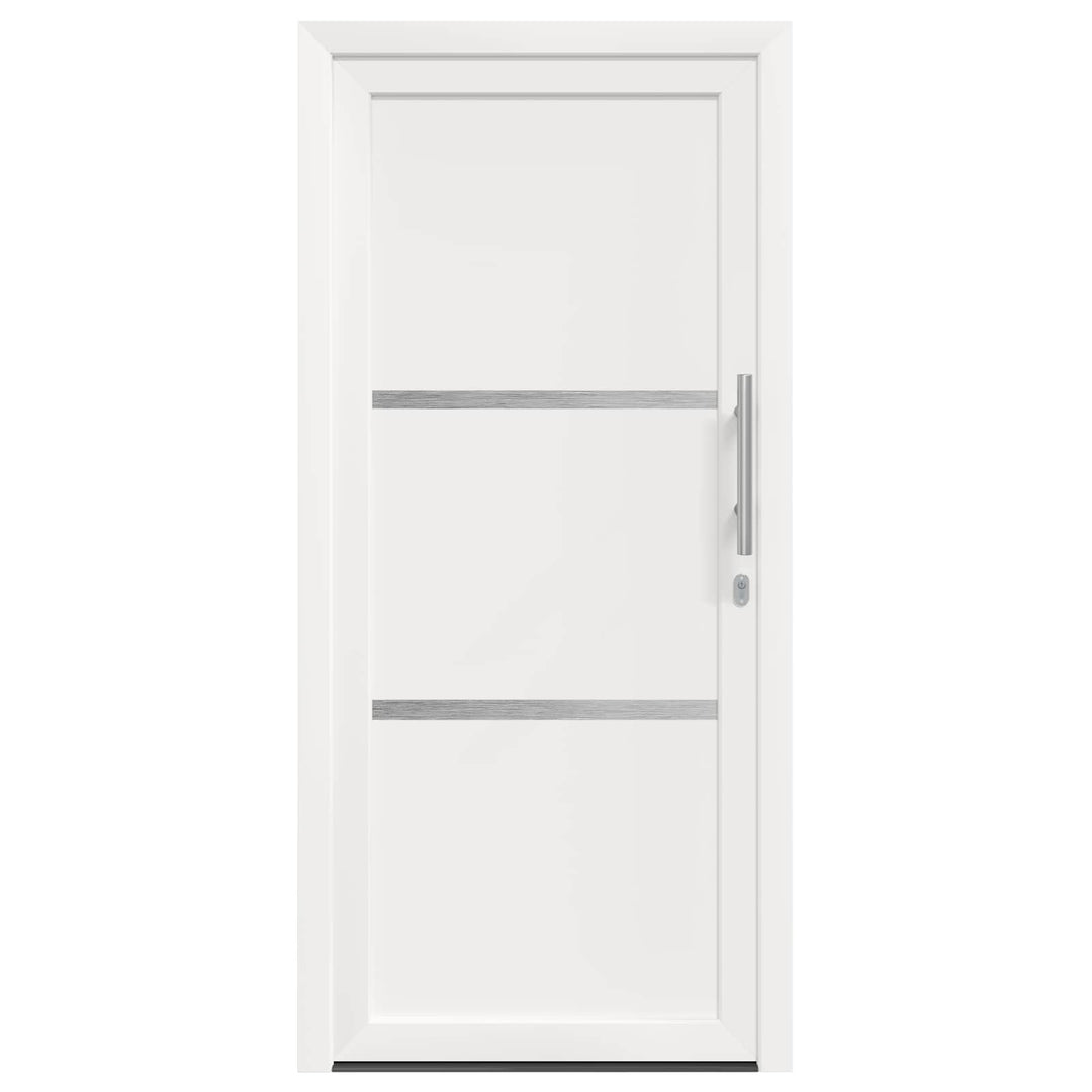 Hoveddør Hvid 108 x 208 cm PVC