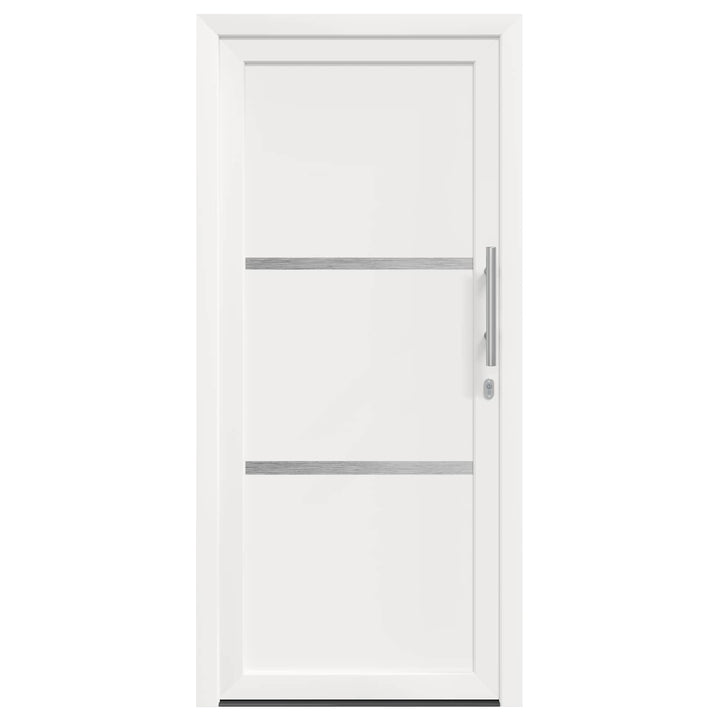 Hoveddør Hvid 108 x 208 cm PVC