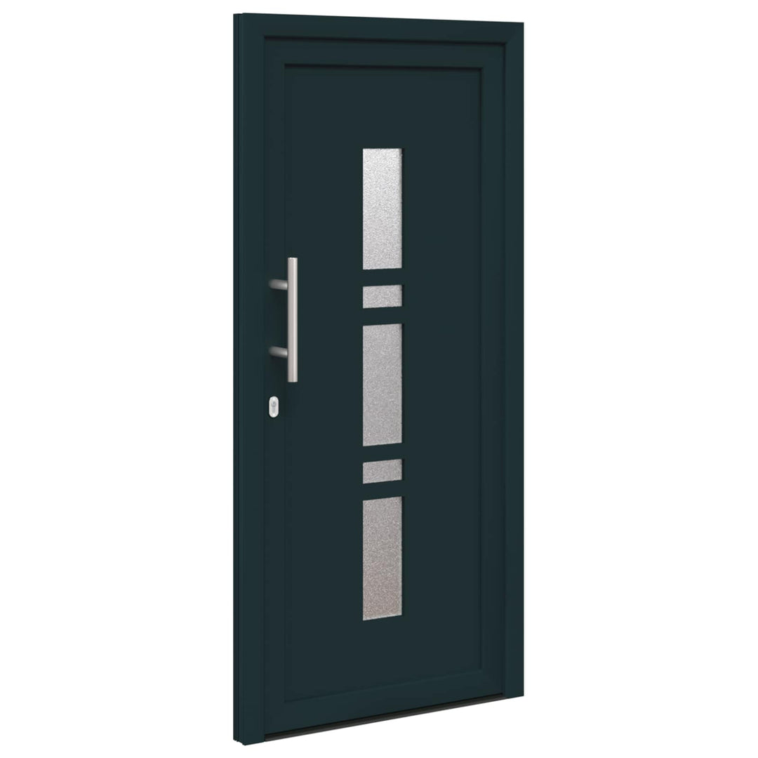 Hoveddør Antracit 98 x 200 cm PVC