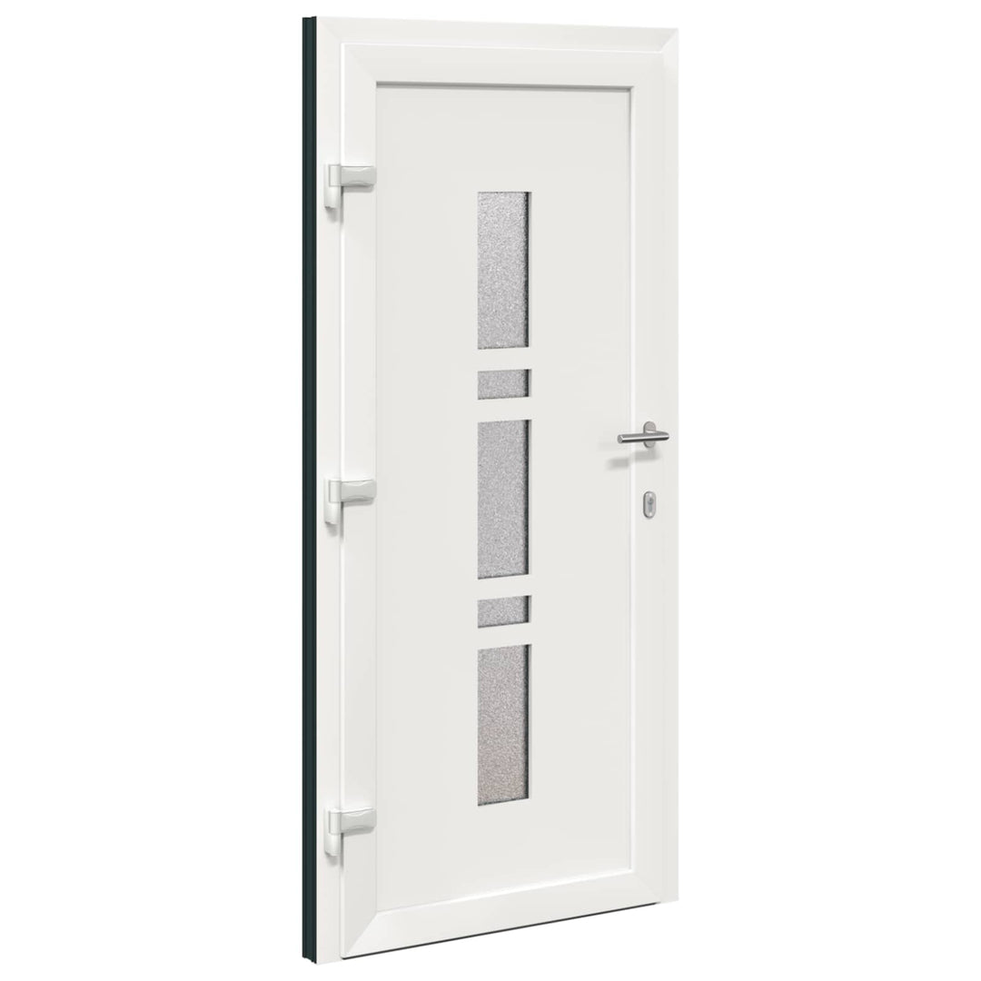 Hoveddør Antracit 98 x 200 cm PVC
