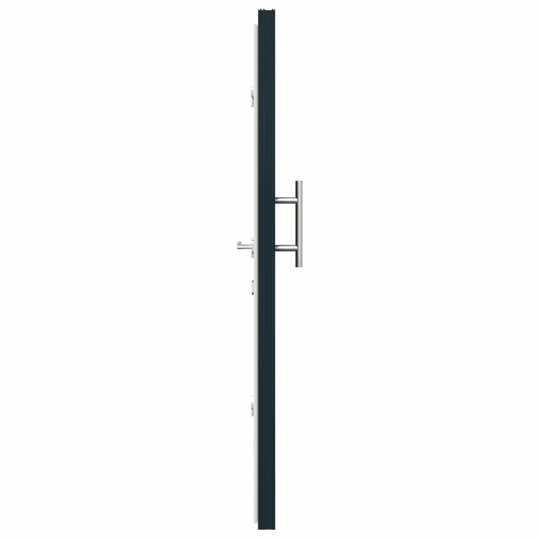 Hoveddør Antracit 98 x 200 cm PVC