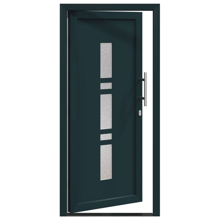 Hoveddør Antracit 98 x 208 cm PVC