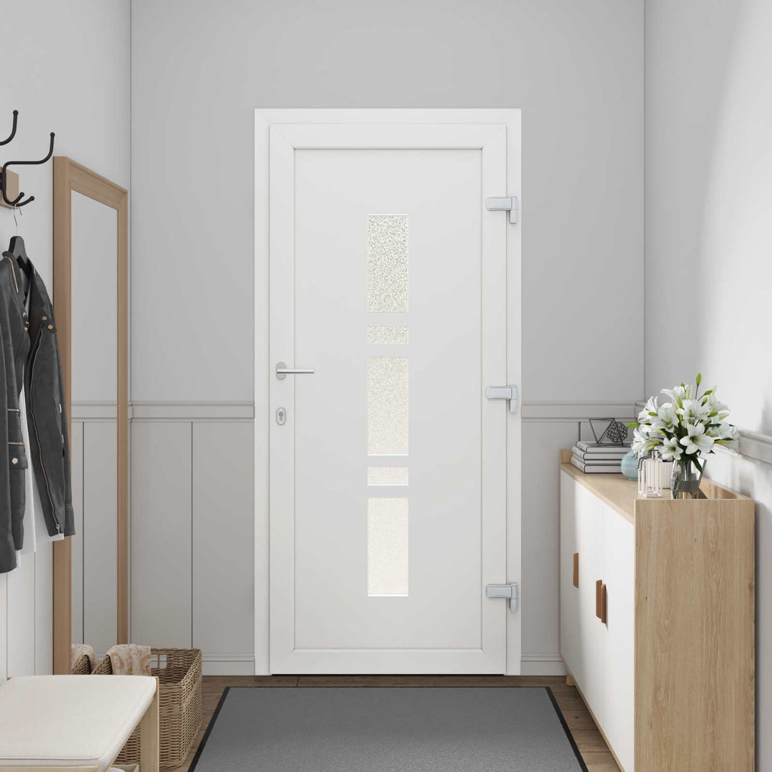 Hoveddør Antracit 108 x 208 cm PVC