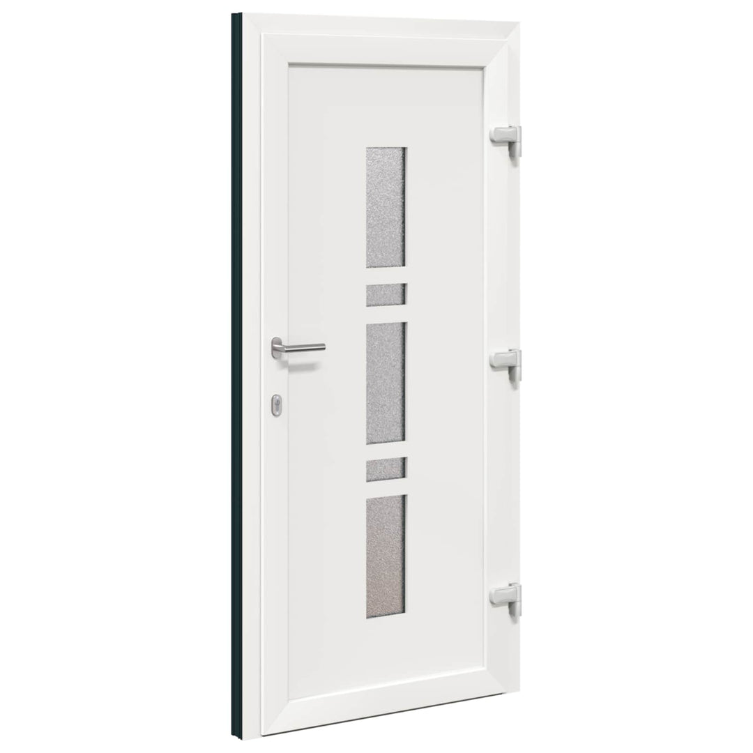 Hoveddør Antracit 108 x 208 cm PVC